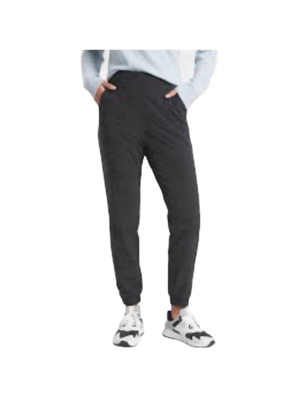 Athleta Brooklyn Lined Camo Joggers in Black Lux Camo Sz 6